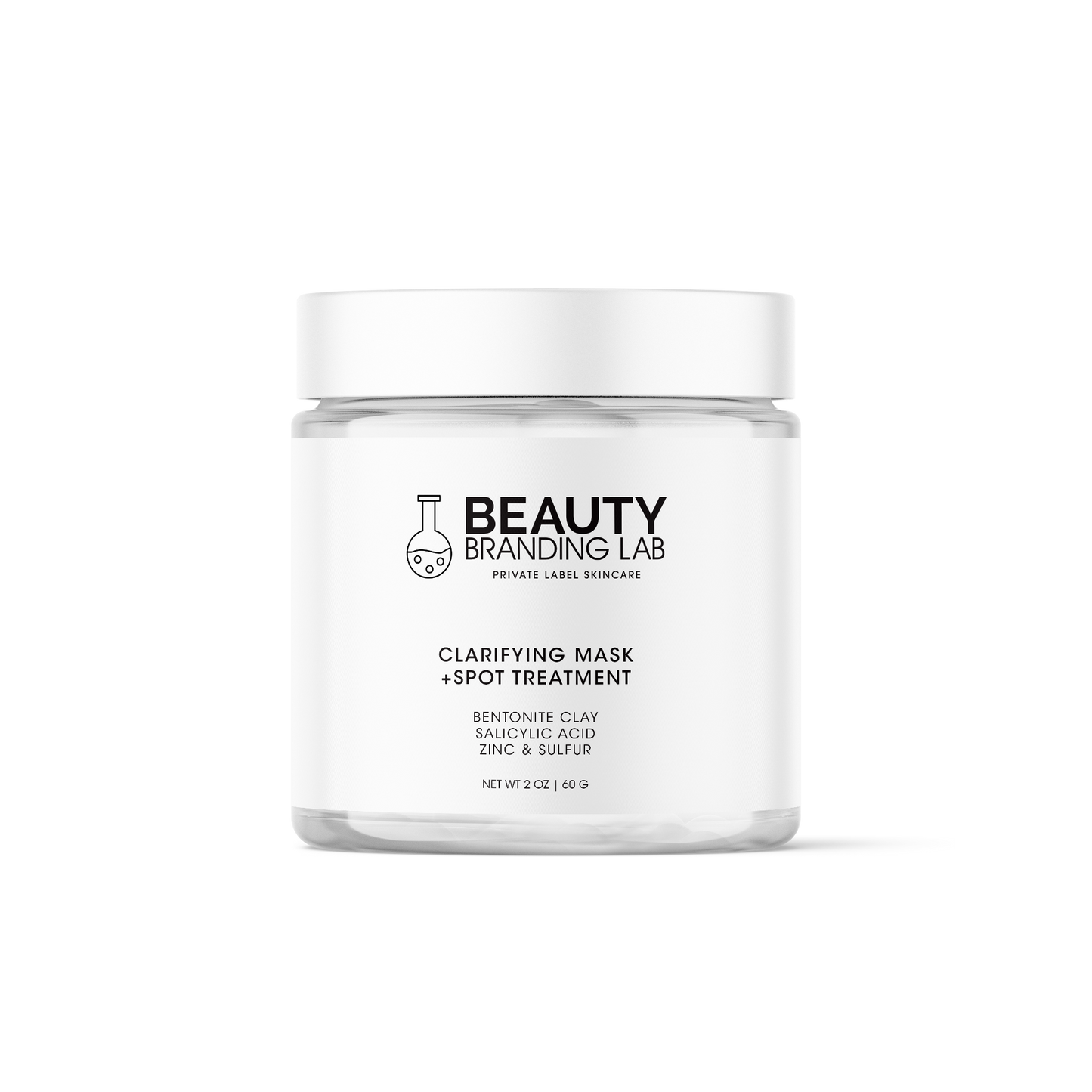 Zinc and Sulfur Bentonite Clay Mask Sample