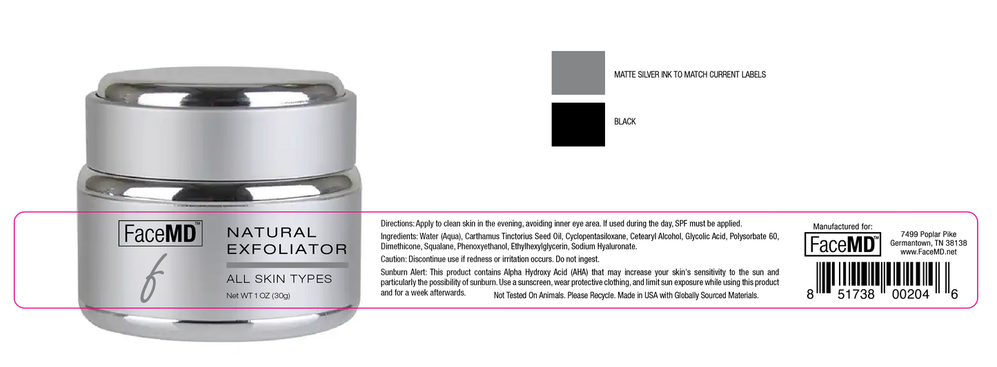 FaceMD - Natural Exfoliator 1oz