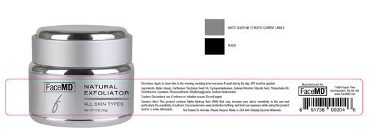 FaceMD - Natural Exfoliator 1oz